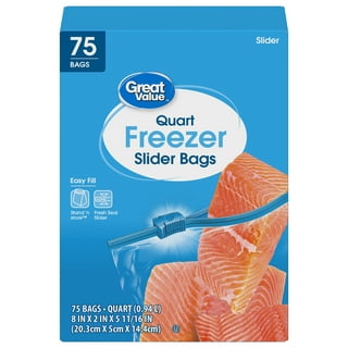 Ziploc Quart Freezer Bags with Grip 'n Seal (75 ct) Delivery - DoorDash