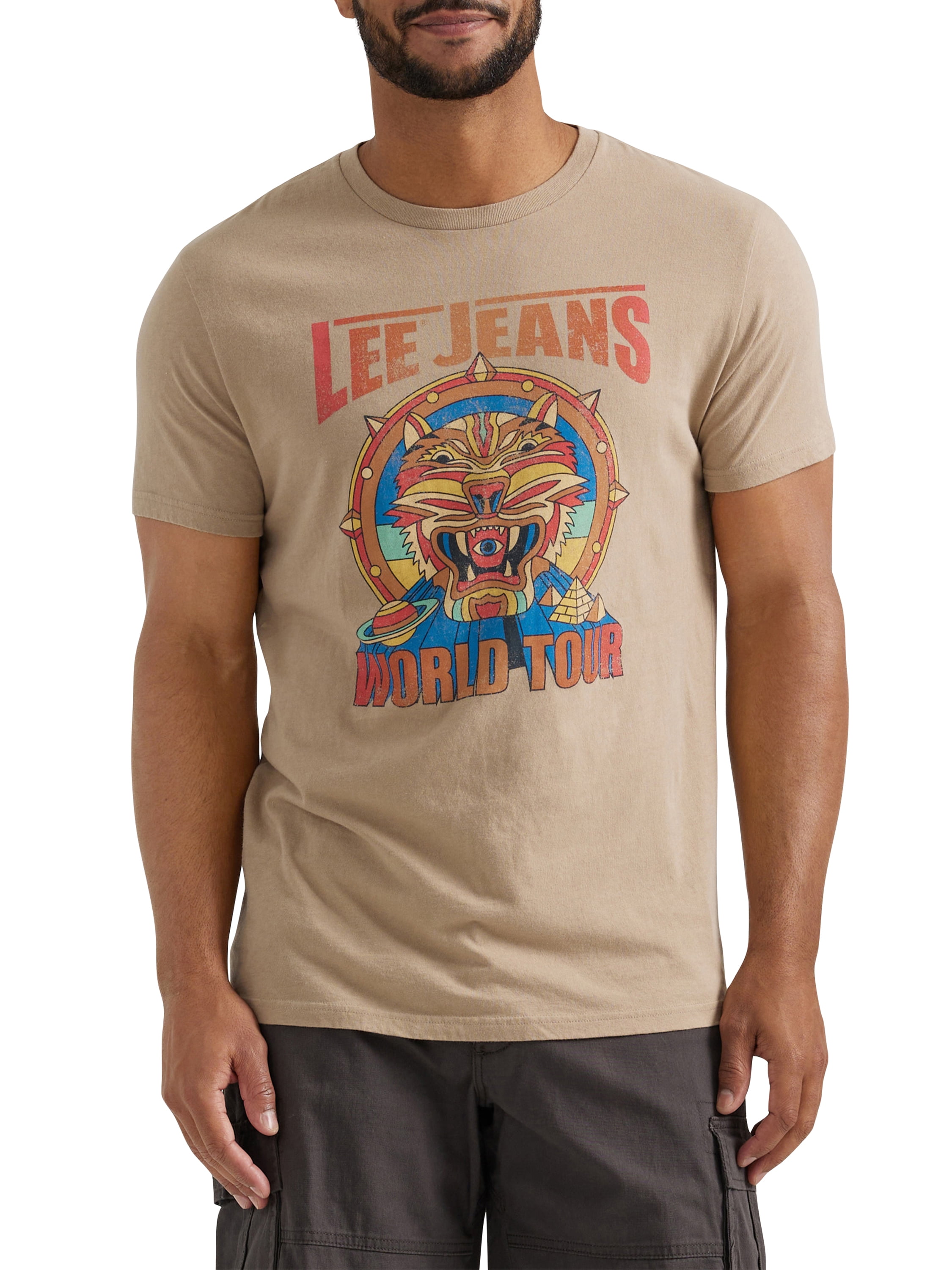 Lee Men's® Short Sleeve Graphic Pocket Tee, Sizes S-3XL - Walmart.com
