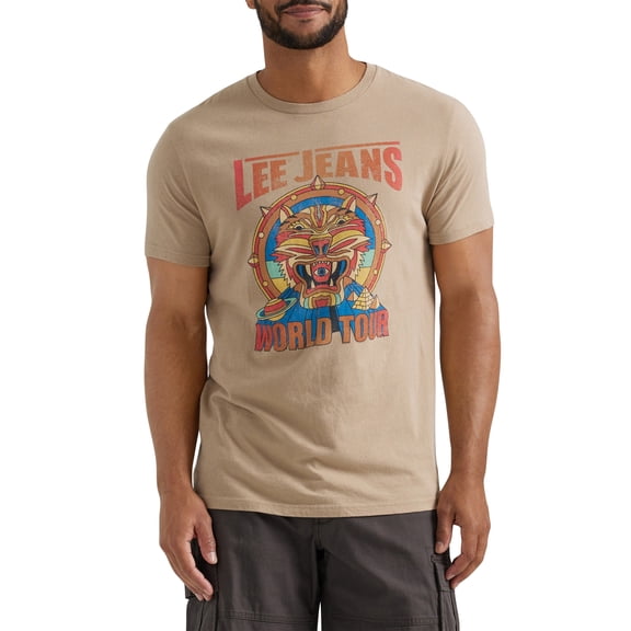Lee® Men's Short Sleeve Regular Fit Graphic Tee (S-3XL)