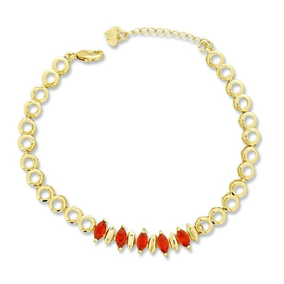 Kaashcustoms Adjustable 14K Gold Anklet Bracelet for women and Girls Adjustable Chain Anklet Best jewelry gift for her