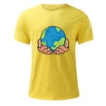 thumbnail image 4 of Herrnalise Gift For Men Men's Fashion Muscular Man Print Fashion Fitness Round Neck Short Sleeve T-Shirt under $10, 4 of 5