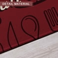 thumbnail image 6 of Happiness is A Kitchen Full of Love Decorative Kitchen Mats Set of 2, Seasonal Holiday Party Low-Profile Floor Mat for Home Kitchen - 17x29 and 17x47 Inch, 6 of 6