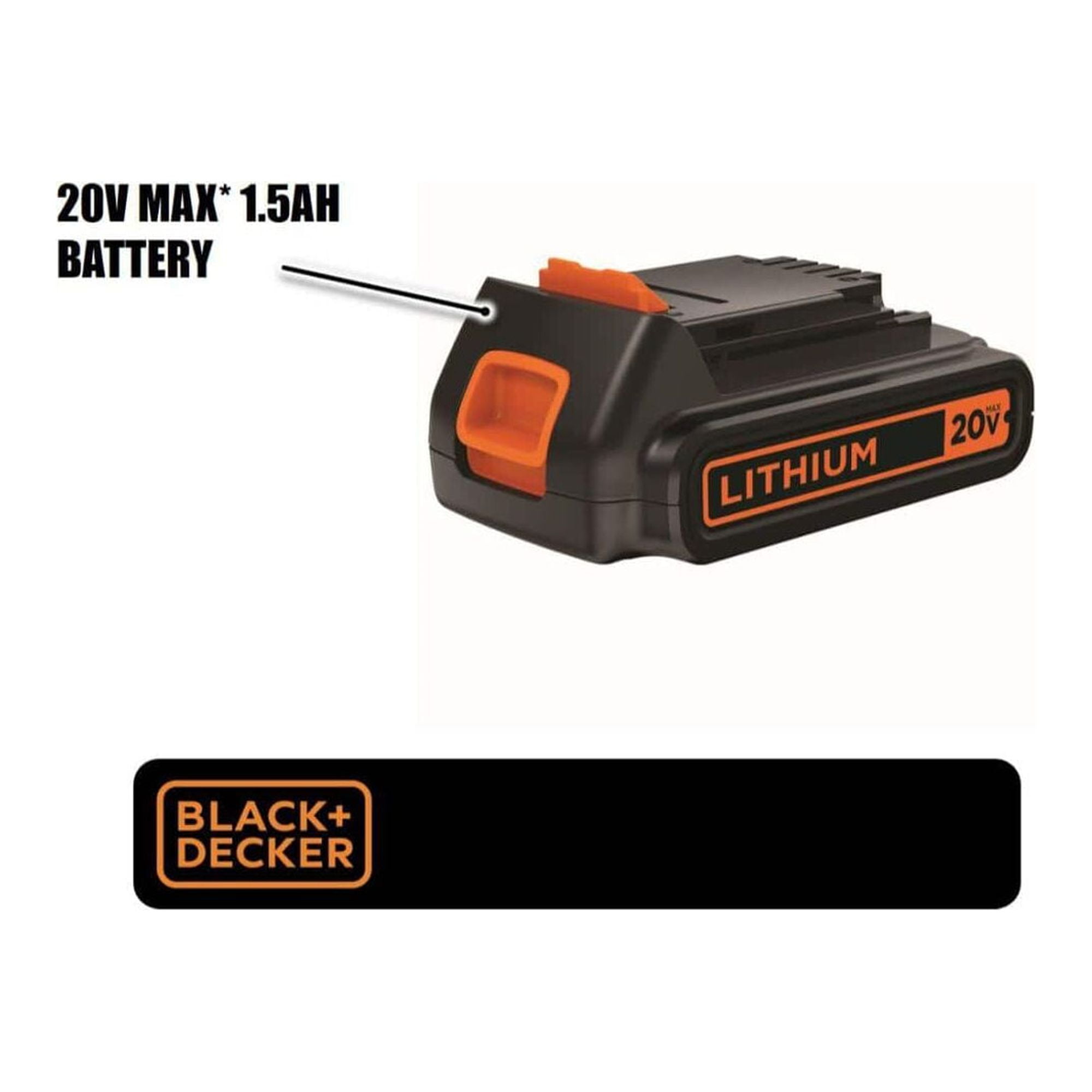 BLACK+DECKER 20V MAX* POWERCONNECT 7/8 in. Cordless Reciprocating Saw  (BDCR20B)