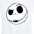 thumbnail image 3 of The Nightmare Before Christmas - Jack Face - Women's Short Sleeve Graphic T-Shirt, 3 of 5