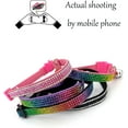 thumbnail image 5 of Minzimin Cat Collars for Girl Cats, Bling Kitten Collar with Bell, Cute Cat Collar with Bells, Pink Cat Collar, Rhinestone Cat Collar., 5 of 7