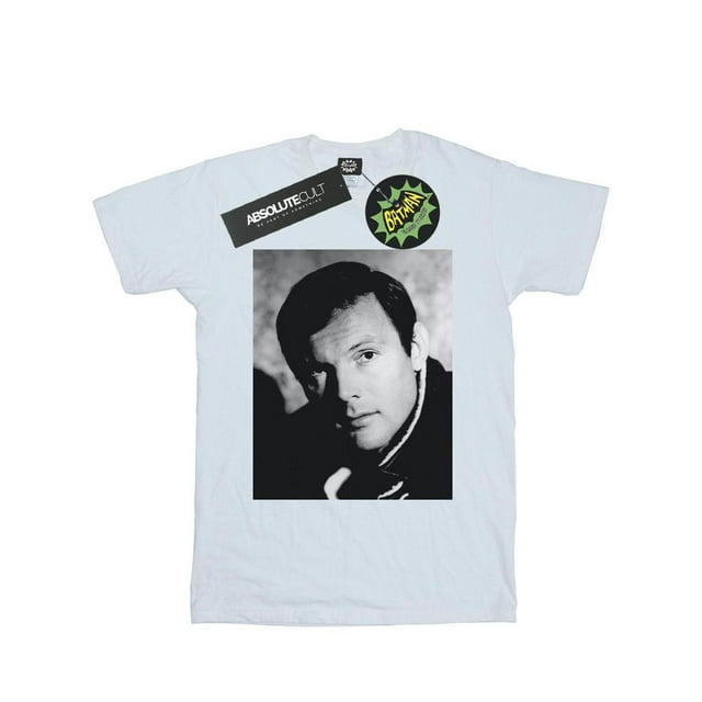 DC Comics Mens Batman TV Series Adam West Photograph T-Shirt