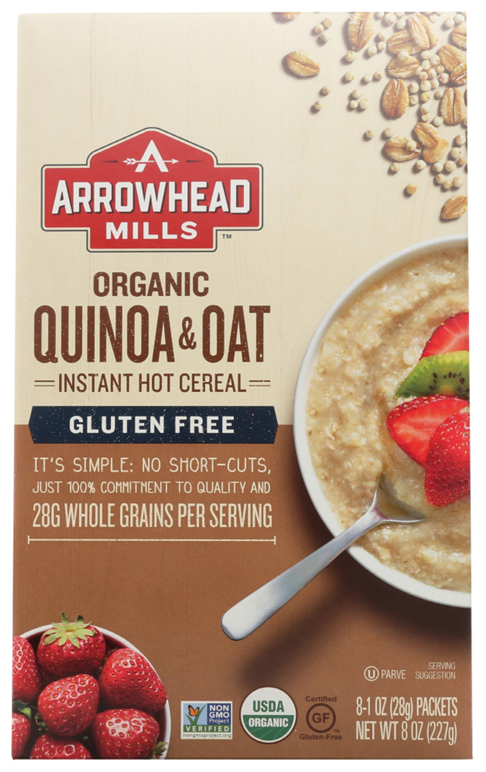 Photo 1 of Arrowhead Mills Organic Quinoa Oat Instant Hot Cereal, 8 Oz EXP MAY 2021