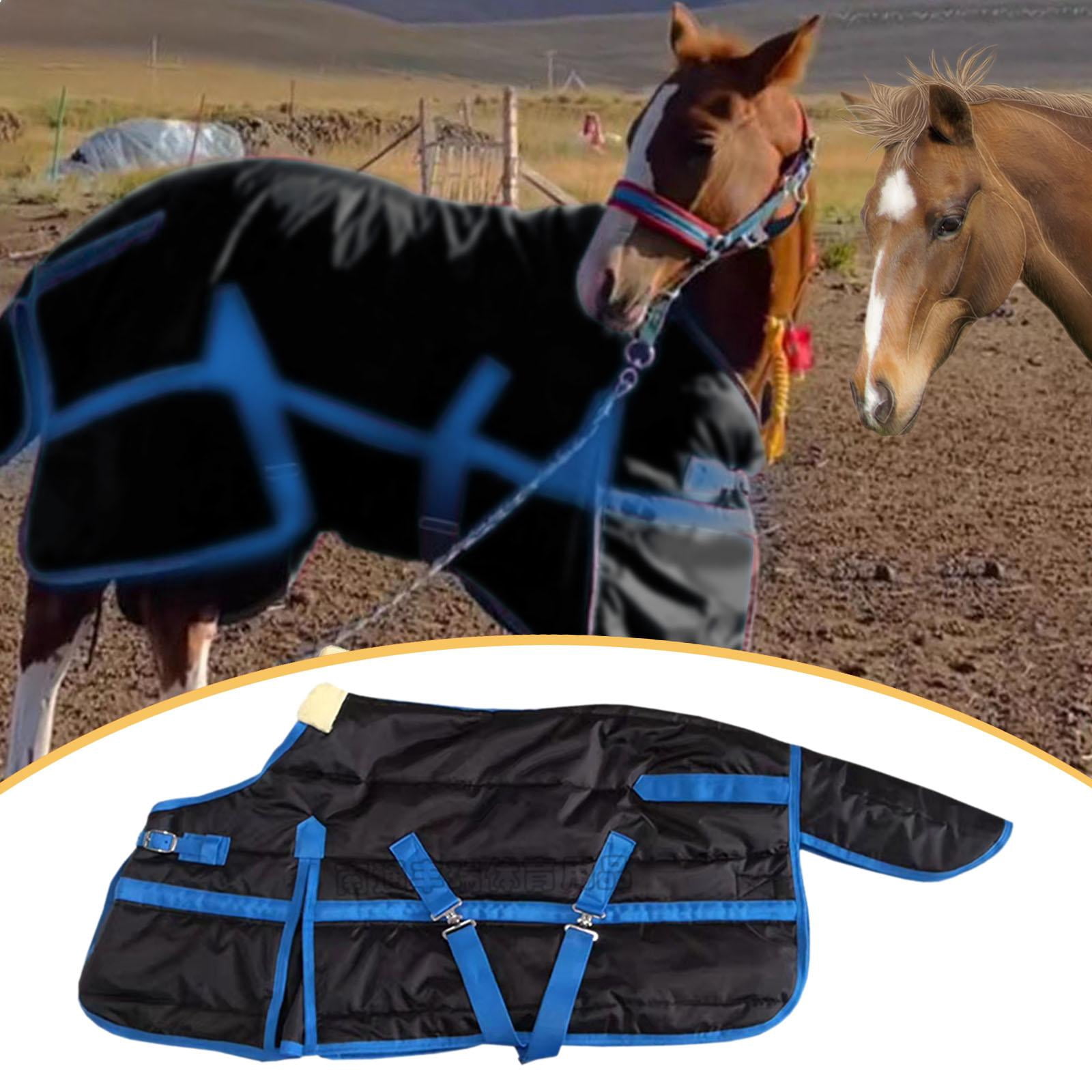 Wswqop For horses, waterproof, wear-resistant, riding accessories, warm riding apparel, 115cm
