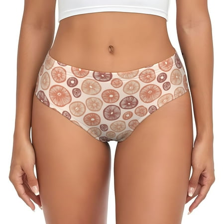 Womens Underwear  Mushrooms2 No Show Seamless Underwear  Soft Comfy Stretch Panties  Hipster Ladies Panties Bikini Underwear Briefs