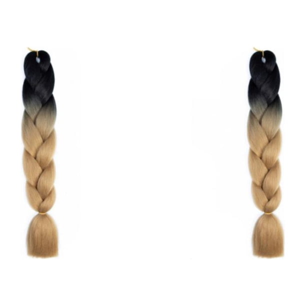 Seitruly Trenzas De Cabello De Moda Estilo Deseado Con Color Natural Extensiones De Cabello Trenzado De Moda B30 B30 2Conjunto
