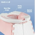 thumbnail image 4 of Jool Baby Portable Potty Training Chair with Travel Bag and 30 Liners, Foldable, Indoor/Outdoor Use, Camping (Sage), 4 of 8
