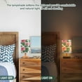 thumbnail image 5 of Table Lamp Desk Lamp Bedside Lamp LED Lamp Night Light With USB Charging Interface for Home Bedroom Living Room Flowers Pink, 5 of 7