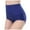 Blue, variant on GEWSEY Womens Underwear Full Coverage Panties for Ladies Soft Breathable Cotton Briefs High Waisted Hipster (Grey, XL)