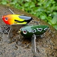 thumbnail image 3 of 2PC Fishing Lures Jigs Surface Series Wave Crawling Supplies Blue Green White black Pink Red  Simulation Gear Sea Hard Bait Small Fat Fake Fish Bait, 3 of 7