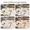thumbnail image 7 of ODIKA 8'x10' Beige Brown Modern Abstract Geometric Washable Area Rug Contemporary Minimalist Scattered Circles Ovals Non-Shedding, Easy Care, for King Size Bedroom Under Bed, Master Suite, 7 of 7