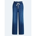 thumbnail image 5 of Scoop Women's Paperbag Waist Wide Leg Cotton Pants, Regular, Short and Long Inseams, Sizes XS-XXL, 5 of 5