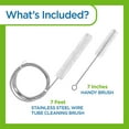 thumbnail image 4 of Care Touch CPAP Tube Cleaning Brush - Flexible Stainless 7ft Plus 7" Handy Brush, 4 of 8