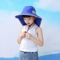 thumbnail image 3 of Stibadium Kids Boy Sun Hat UPF 50+ Sun Protection Kids Summer Hat Wide Brim Beach Hat Kids Toddler Sun Hat, 3 of 12