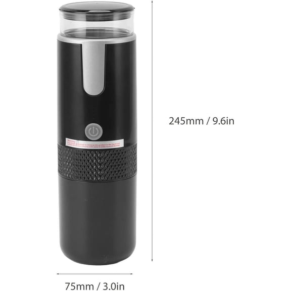 Battery Operated Coffee Maker, Portable Espresso Machine, Portable Coffee Maker, for Travel, Car, Camping, Office (Add Hot Water)