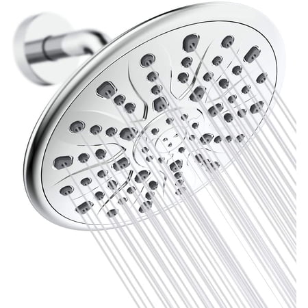 Head - High Pressure Rain - Luxury Modern Polished Chrome Look - 9-Inch ...