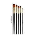 thumbnail image 3 of Luoshdecor 5Pcs Paint Brushes Set for Acrylic,Nylon Hair Brushes for Watercolor and Oil Painting, 3 of 6