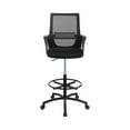 thumbnail image 3 of Adjustable Height Drafting Chair Black, 3 of 8