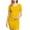 Yellow-1, variant on Women's Maternity Bodycon Mini Dresses Ruched Side Dress Casual Short Sleeve Dress for Daily Wearing Or Baby Shower