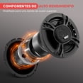thumbnail image 3 of Par de Bocinas Estéreo para Coche Pyle 300W, 6.5", 3 Vías, Altavoz Triaxial, Audio Profesional para Automóvil, Componente de Reemplazo Rápido Universal OEM para Montaje en Puerta/Panel Lateral, 3 of 7