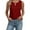 Wine, variant on yillto Women's Sleeveless Top Crewneck Pleated Tank Blouse Fashion Work Shirt Loose Summer Outfits
