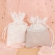 thumbnail image 5 of Wosthever Bolsa de dulces de boda hogar exquisito estilo Simple DIY tamaño pequeño envoltura Prop Color sólido bolsas de regalo paquete Almacenamiento y organización del hogar Beige 9 × 12.5 × 14 cm, 5 of 6