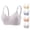 02# Light Gray, variant on Wireless Bras for Women Push Up Padded No Underwire Full Coverage with Support Comfortable Womens Bra Watermelon Red 34