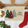 thumbnail image 5 of PALIFEUR Christmas Door Mat, 24"x16" Dirt Trapping Door Mat Indoor Entrance, Absorbent Non-Slip Christmas Stree Doormat, Washable Front Door Mat Outside Entrance for Holiday Party Decorations, Red, 5 of 7