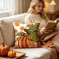 thumbnail image 7 of PiGOGI Orange Thanksgiving Pillow Covers Fall Throw Pillow Cases Orange Cushion Covers Soft Home Decor for Sofa Bedroom Polyester, 7 of 7