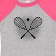 thumbnail image 4 of Inktastic Squash Sport Rackets and Ball Boys or Girls Baby Bodysuit, 4 of 5