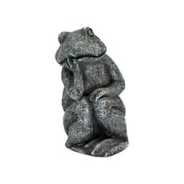 Thinking Frog Garden Statue