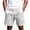 White, variant on Men's Shorts Tie Dye Print Seersucker Lightweight Stretch Breathable Casual Shorts Summer Beach Travel Vacation Shorts with Pockets White M