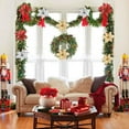 thumbnail image 5 of Coolmade 20 Pcs 5.5 in Christmas Tree Decorative Silk Flower Gold Poinsettia Bush and Red Poinsettia Bush Artificial Flowers Red Glitter Poinsettia Christmas Tree Ornaments, 5 of 7