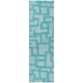 thumbnail image 2 of Addison Rugs Dream Shag Premium Machine Washable Transitional Contemporary Turquoise Runner Rug, 2'3" x 7'6", 2 of 8