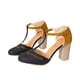 thumbnail image 3 of Zapatos de tacón grueso con hebilla hueca para mujer, sandalias de bomba a juego de colores Wmkox8yii  shjk4016, 3 of 6
