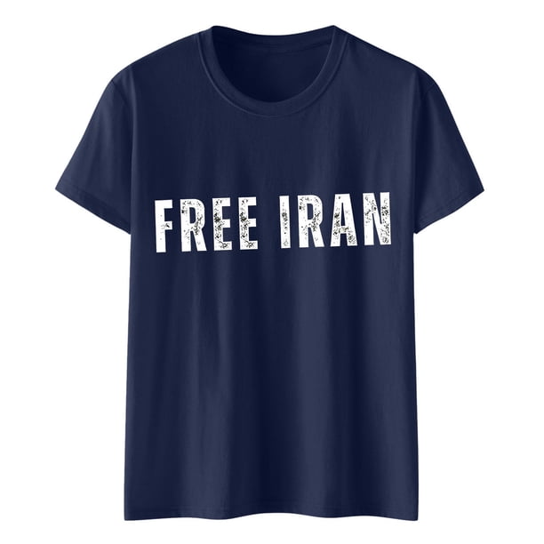 Camiseta de Manga Corta Impresa, Desgaste Diario Casual, 95% Poliéster 5% Spandex, Tops de Cuello Redondo para Mujeres
