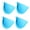 Blue, variant on Homelife 4Pcs Silicone Oven Mitts Heat Resistant Kitchen Mittens Pinch Mitts Anti-Scald Silicone Potholders Non-Slip Cooking Mitts Versatile Mini Oven Mitts