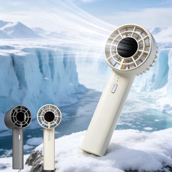 3 Speed Handheld Fan USB Rechargeable Portable Mini Fan Quiet Personal Cooling for Travel Office Home Outdoor by PALIFEUR
