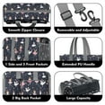 thumbnail image 3 of Teacher Tote Bag,Dark Blue Ballerina Princess Pattern Teacher Utility Tote Bag,Large Work Tote Bags for Women with Multiple Pockets,Top Zipper Closure,13.8x10.6x6.7 Inch, 3 of 5