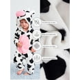 thumbnail image 7 of MICHLEY Unisex Baby Flannel Hooded Romper Animal Ears Costume Warm Jumpsuit for Autumn Winter, 7 of 7