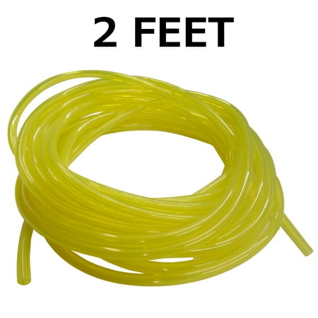 - Clear Yellow Fuel Line, 1/8 x 1/4, .125 x .250 for Craftsman, Ryobi, Poulan, Weedeater 2 Feet