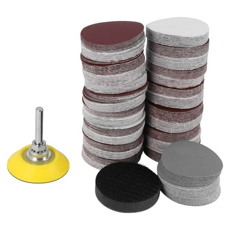 

300PCS Sanding Discs Pads Mixed Orbital Sander Hook Loop Sand Paper 2 Inch Alumina