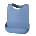 thumbnail image 1 of ZHAOCHENG Babero de silicona para adultos, impermeable, protector de ropa, delantal reutilizable, recogedor de migas para la hora de comer, color gris, 1 of 3