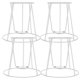 thumbnail image 1 of 4 piezas de marco de pantalla de lámpara, soporte de pantalla de hierro, estantes de pantalla de lámpara de mesa DIY, 1 of 5