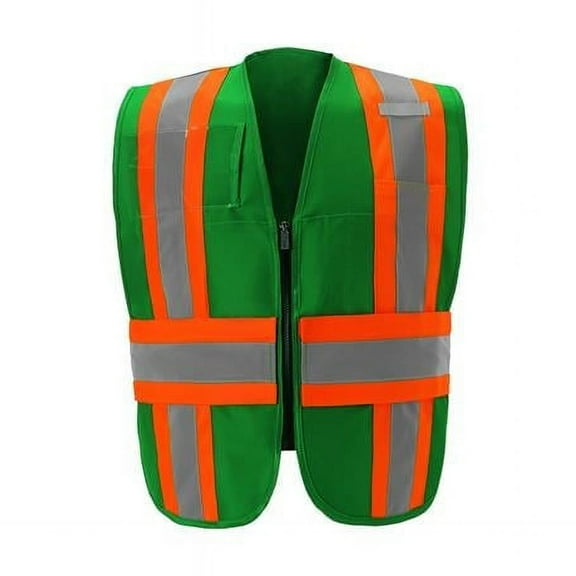Contrast Incident Command Vest, Green - Jumbo