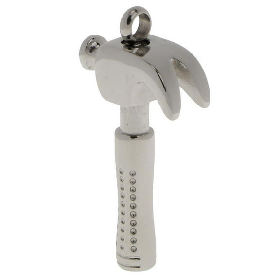 EHJRE Hammer Cremation Urn Necklace Keepsake Ash Holder Memorial Jewelry NEW